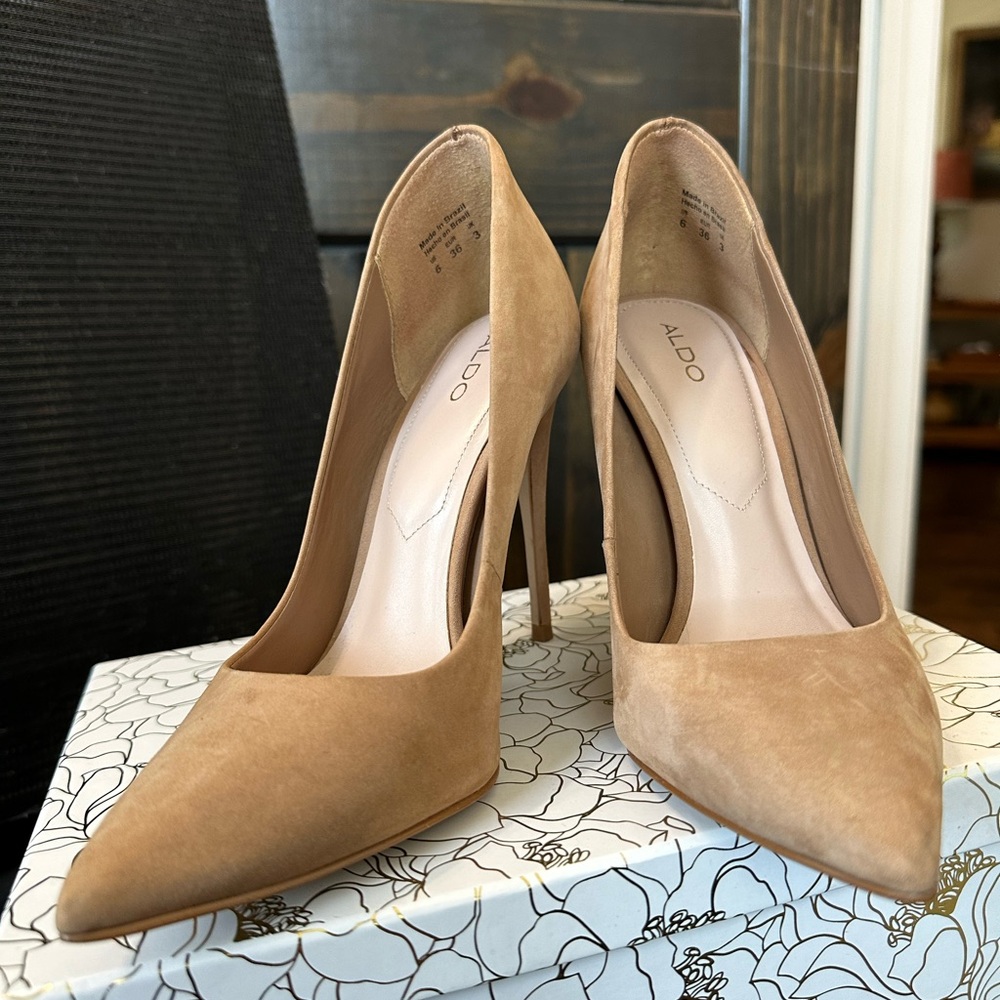 ALDO Women's Tan Stiletto Heels